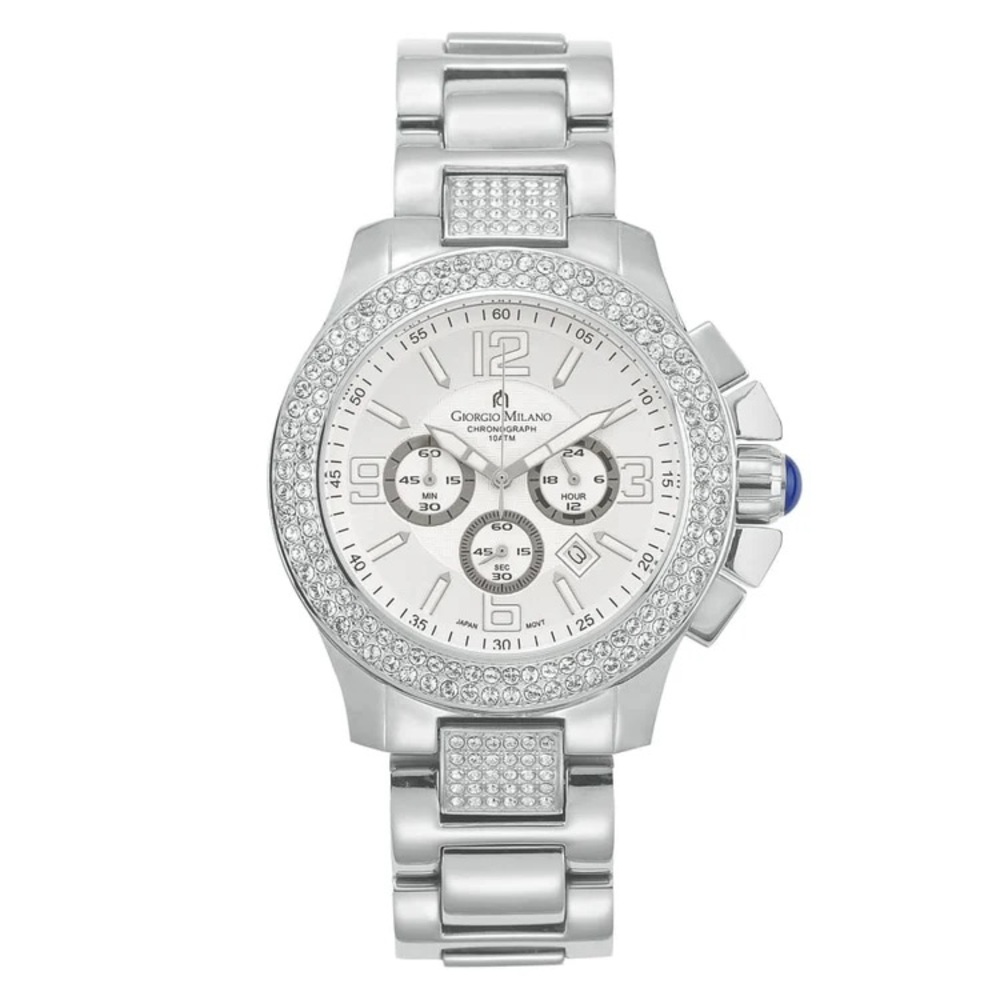 Giorgio Milano Priscill 839 silver tone and Swarovski Crystal watch